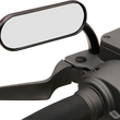 Load image into Gallery viewer, Arlen Ness Mirror - Micro - Mini - Side View - Oval - Black - Left 13-412 - Side View