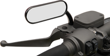 Load image into Gallery viewer, Arlen Ness Mirror - Micro - Mini - Side View - Oval - Black - Left 13-412 - Side View