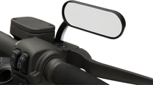 Load image into Gallery viewer, Arlen Ness Mirror - Micro - Mini - Side View - Oval - Black - Right 13-413 - Back View