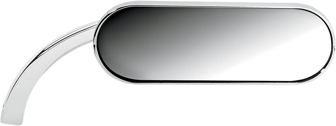 Arlen Ness Mirror - Micro - Mini - Side View - Oval - Chrome - Left 13-406 - Side View