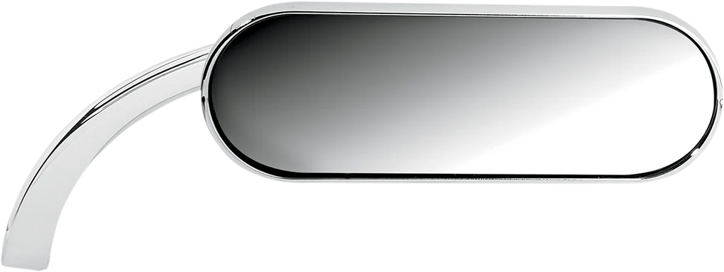 Arlen Ness Mirror - Micro - Mini - Side View - Oval - Chrome - Right 13-407 - Main Product View