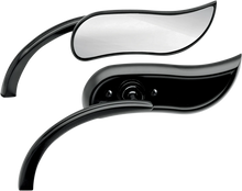Load image into Gallery viewer, Arlen Ness Mirror - Micro - Rad 2 - Side View - Teardrop - Black - Right 13-401 - Side View