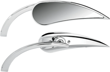 Load image into Gallery viewer, Arlen Ness Mirror - Micro - Rad 2 - Side View - Teardrop - Chrome - Left 13-410 - Main Product View