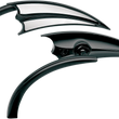 Load image into Gallery viewer, Arlen Ness Mirror - Micro - Scoop - Side View - Triangle - Black - Right 13-029 - Main Product View