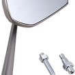 Load image into Gallery viewer, Arlen Ness Mirror - Mini Stocker - Side View - Oval - Titanium - Left 13-168 - Main Product View
