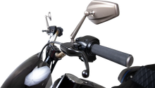 Load image into Gallery viewer, Arlen Ness Mirror - Mini Stocker - Side View - Oval - Titanium - Left 13-168 - Side View