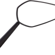 Load image into Gallery viewer, Arlen Ness Mirror - Mini/Stocker - Side View - Hexagon - Black - Left 13-156 - Side View
