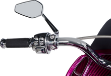 Load image into Gallery viewer, Arlen Ness Mirror - Mini/Stocker - Side View - Hexagon - Chrome - Left 13-157 - Additional View 5