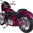 Load image into Gallery viewer, Arlen Ness Mirror - Mini/Stocker - Side View - Hexagon - Chrome - Right 13-159 - Back View