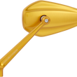 Load image into Gallery viewer, Arlen Ness Mirror - Mini/Stocker - Side View - Hexagon - Gold - Left 13-151 - Main Product View