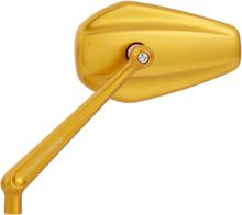 Load image into Gallery viewer, Arlen Ness Mirror - Mini/Stocker - Side View - Hexagon - Gold - Right 13-154 - Main Product View