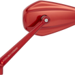 Load image into Gallery viewer, Arlen Ness Mirror - Mini/Stocker - Side View - Hexagon - Red - Left 13-152 - Main Product View