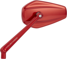 Load image into Gallery viewer, Arlen Ness Mirror - Mini/Stocker - Side View - Hexagon - Red - Right 13-155 - Main Product View