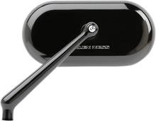Load image into Gallery viewer, Arlen Ness Mirror - Side View - Oval - Black - Left 13-170 - Main Product View