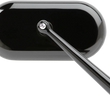 Load image into Gallery viewer, Arlen Ness Mirror - Side View - Oval - Black - Right 13-172 - Main Product View