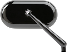 Load image into Gallery viewer, Arlen Ness Mirror - Side View - Oval - Black - Right 13-172 - Main Product View