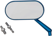 Load image into Gallery viewer, Arlen Ness Mirror - Side View - Oval - Blue - Left 13-174 - Side View