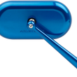 Load image into Gallery viewer, Arlen Ness Mirror - Side View - Oval - Blue - Right 13-177 - Main Product View