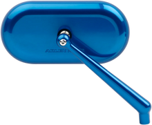 Load image into Gallery viewer, Arlen Ness Mirror - Side View - Oval - Blue - Right 13-177 - Main Product View