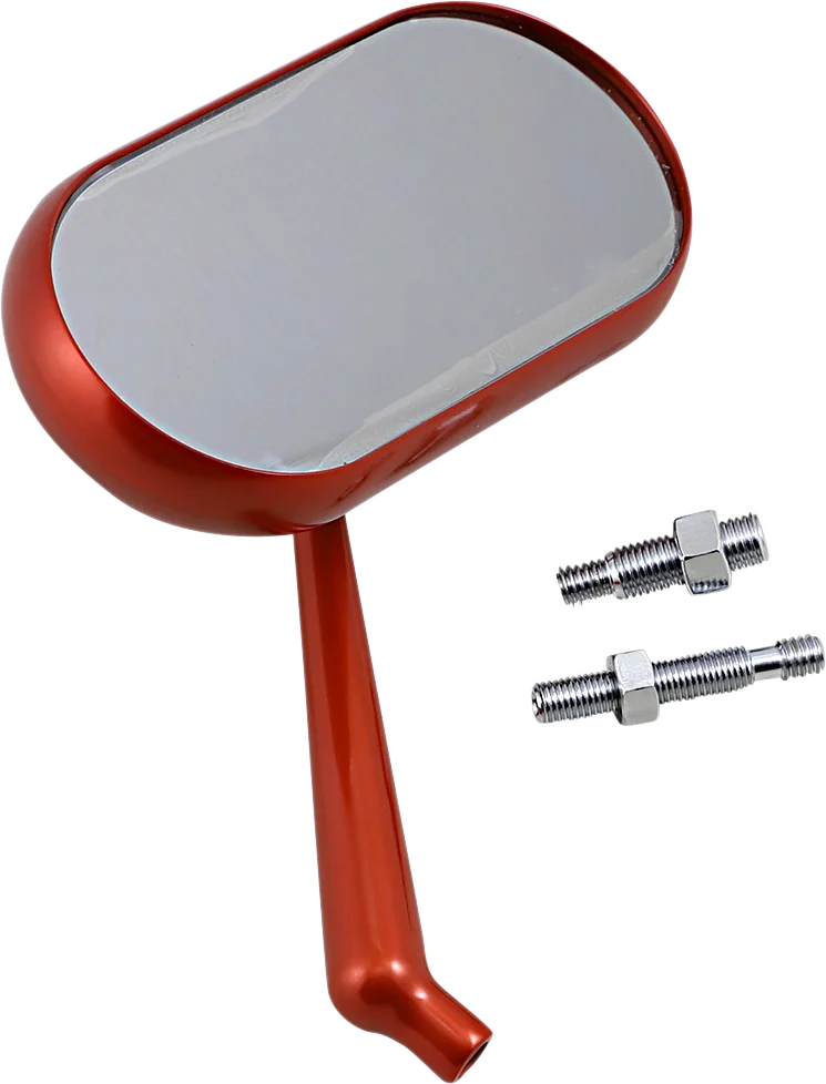 Arlen Ness Mirror - Side View - Oval - Orange - Right 13-187 - Main Product View