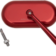 Load image into Gallery viewer, Arlen Ness Mirror - Side View - Oval - Red - Right 13-179 - Main Product View