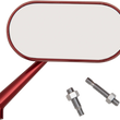 Load image into Gallery viewer, Arlen Ness Mirror - Side View - Oval - Red - Right 13-179 - Side View
