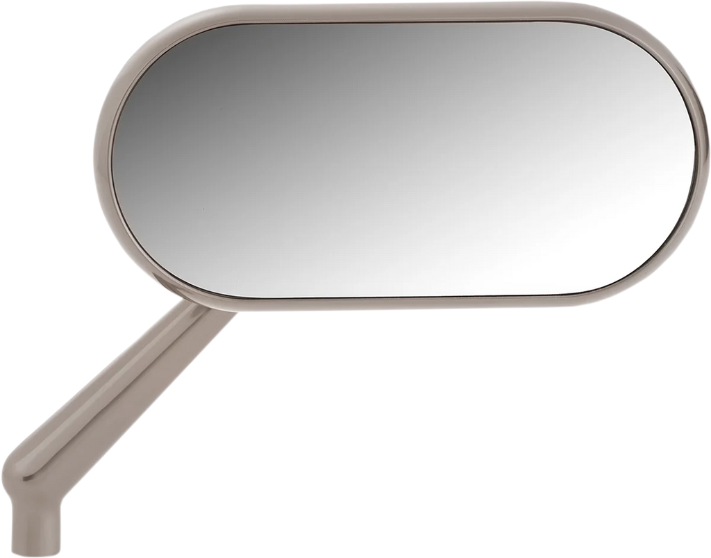 Arlen Ness Mirror - Side View - Oval - Titanium - Right 13-188 - Main Product View