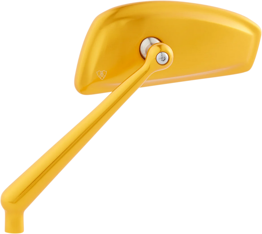 Arlen Ness Mirror - Tearchop - Side View - Teardrop - Gold - Left 510-013 - Main Product View