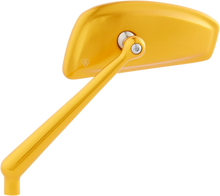 Load image into Gallery viewer, Arlen Ness Mirror - Tearchop - Side View - Teardrop - Gold - Left 510-013 - Main Product View