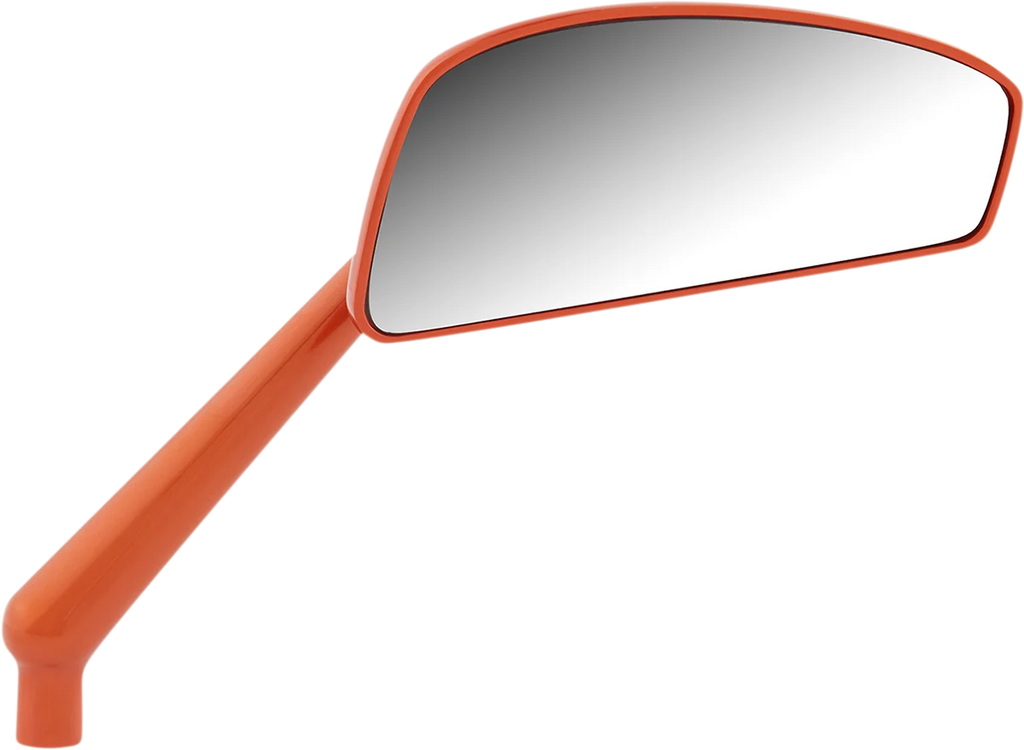 Arlen Ness Mirror - Tearchop - Side View - Teardrop - Orange - Right 510-020 - Main Product View
