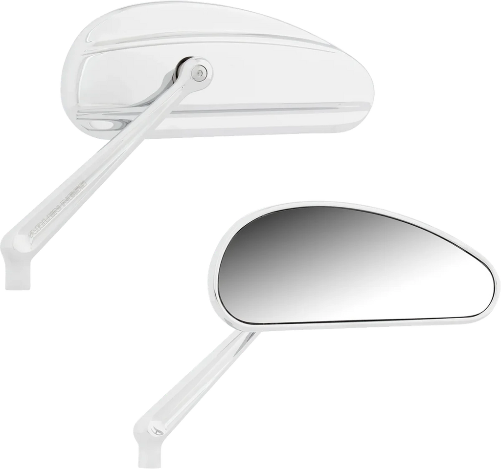 Arlen Ness Mirrors - Downdraft - Side View - Elongated - Chrome 510-027 - Main Product View