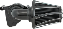 Load image into Gallery viewer, Arlen Ness Monster Sucker® Air Cleaner - Black 600-069 - Side View