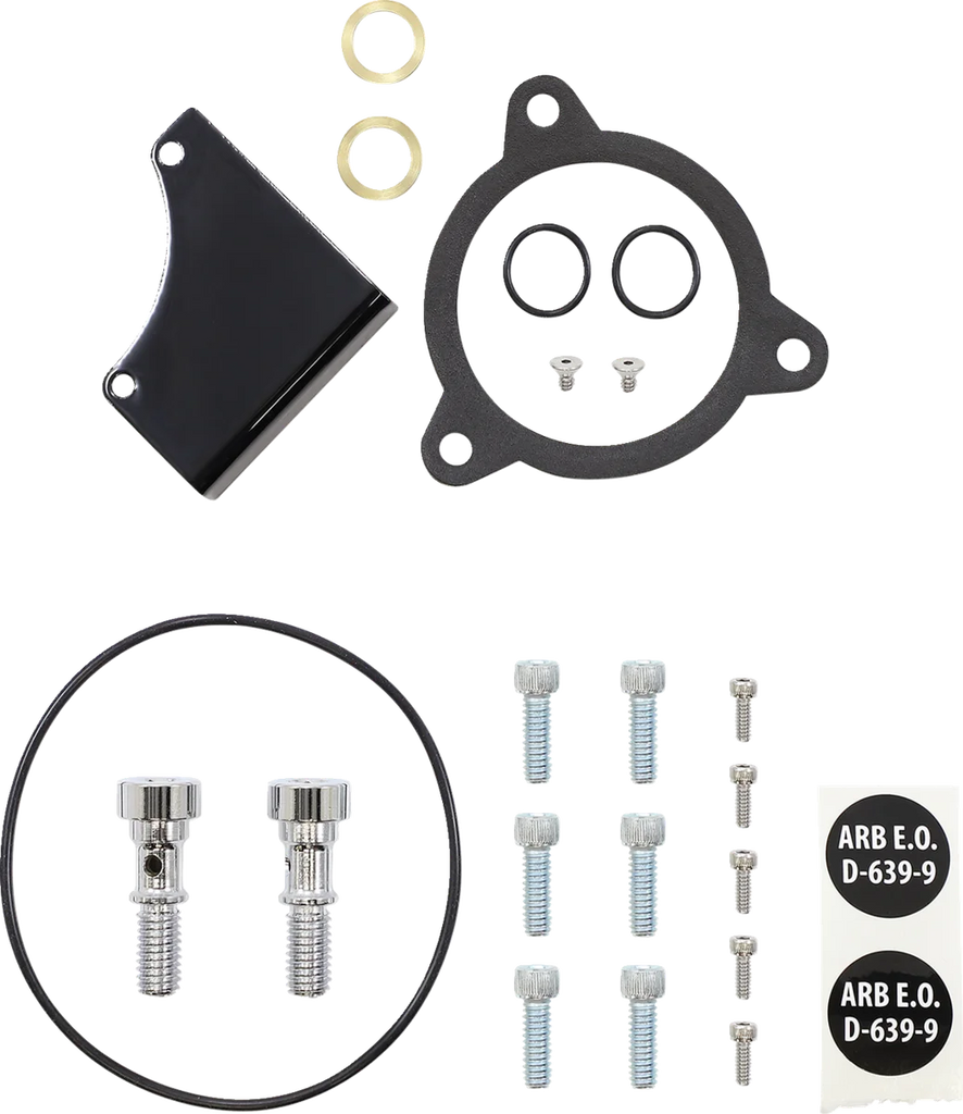 Arlen Ness Monster Sucker® Air Cleaner - Black 600-073 - Side View