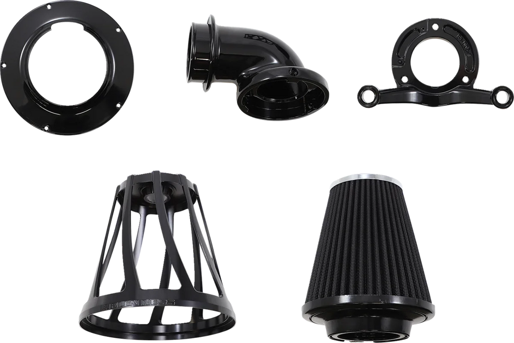 Arlen Ness Monster Sucker® Air Cleaner - Black 600-073 - Back View