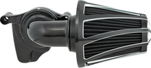 Load image into Gallery viewer, Arlen Ness Monster Sucker® Air Cleaner - Black 600-074 - Side View