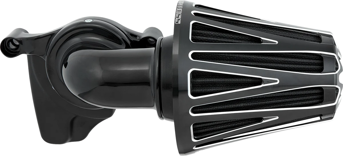 Arlen Ness Monster Sucker® Air Cleaner - Black 600-082 - Side View