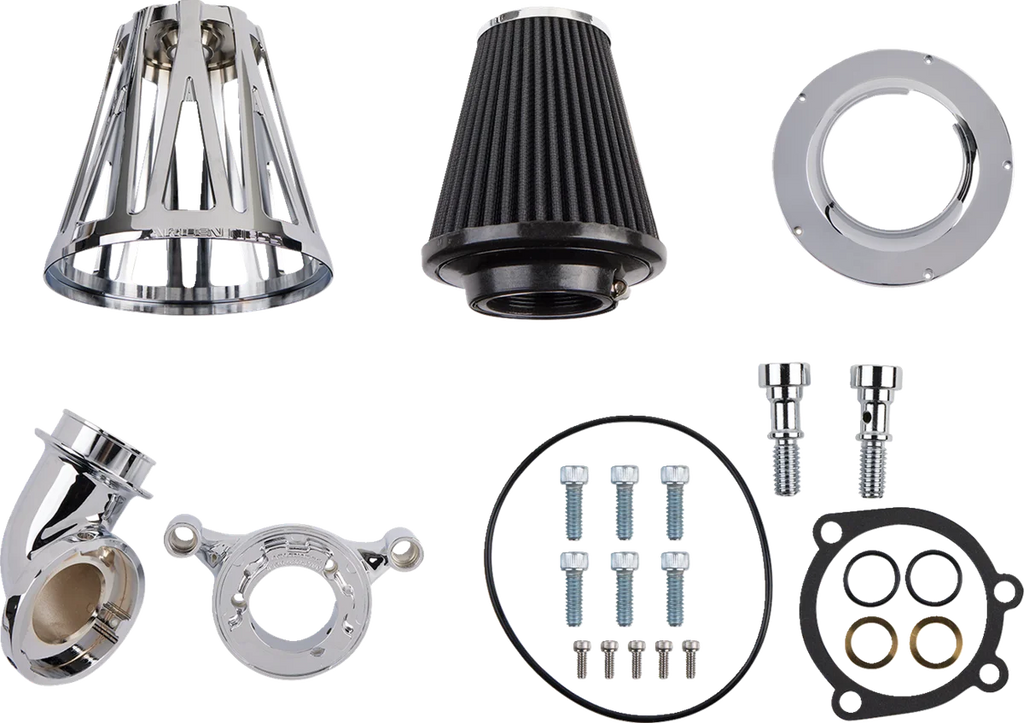 Arlen Ness Monster Sucker® Air Cleaner - Chrome 600-090 - Main Product View
