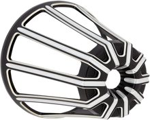 Load image into Gallery viewer, Arlen Ness Monster Sucker Air Cleaner Cover - Crossfire - Chrome 600-097 - Side View