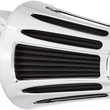 Load image into Gallery viewer, Arlen Ness Monster Sucker Air Cleaner Cover - Deep-Cut - Chrome 81-103 - Side View