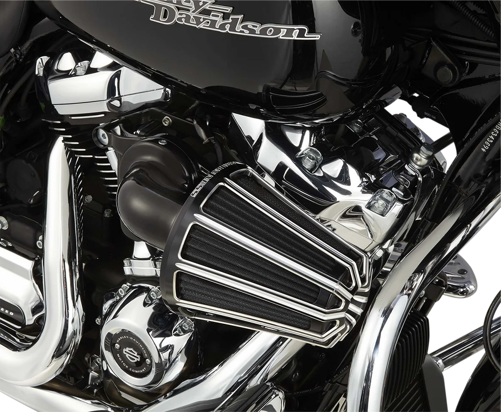 Arlen Ness Monster Sucker® Air Cleaner Kit - Black 81-035 - Side View
