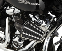 Load image into Gallery viewer, Arlen Ness Monster Sucker® Air Cleaner Kit - Black 81-035 - Side View
