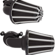 Load image into Gallery viewer, Arlen Ness Monster Sucker® Air Cleaner Kit - Black 81-035 - Back View