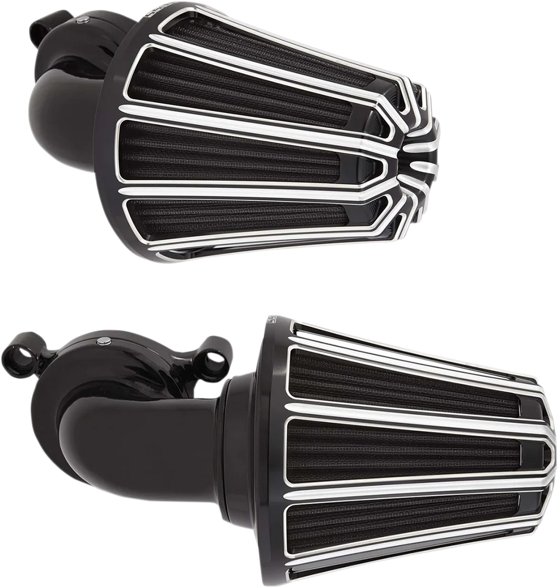 Arlen Ness Monster Sucker® Air Cleaner Kit - Black 81-035 - Back View