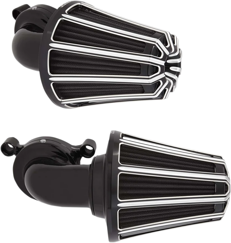 Arlen Ness Monster Sucker® Air Cleaner Kit - Black 81-035 - Back View