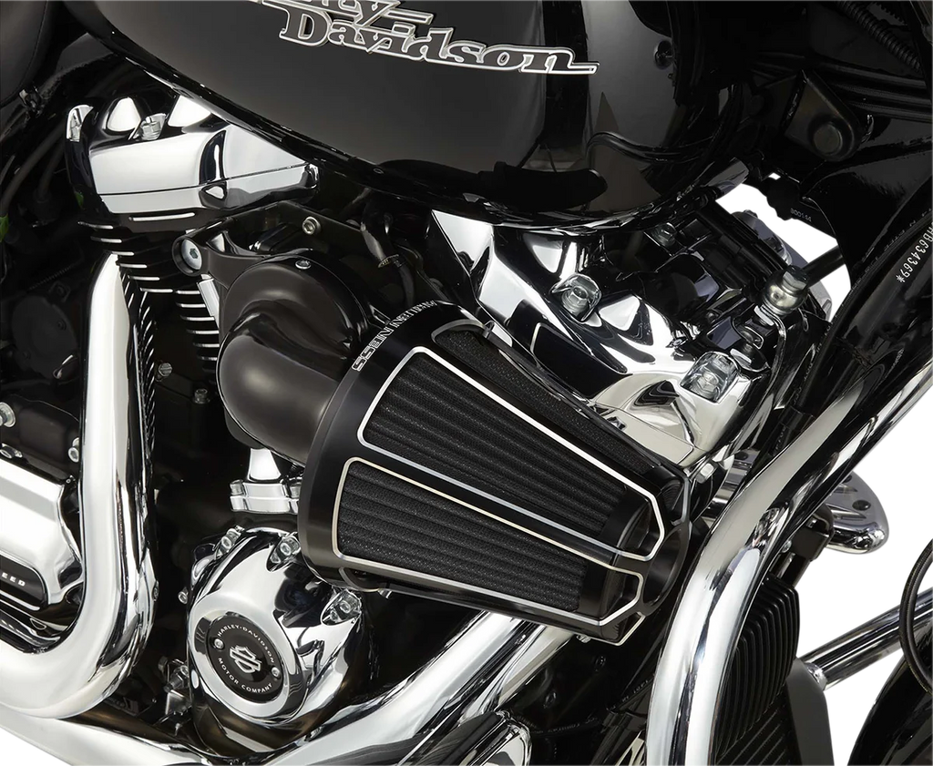 Arlen Ness Monster Sucker® Air Cleaner Kit - Black 81-036 - Side View