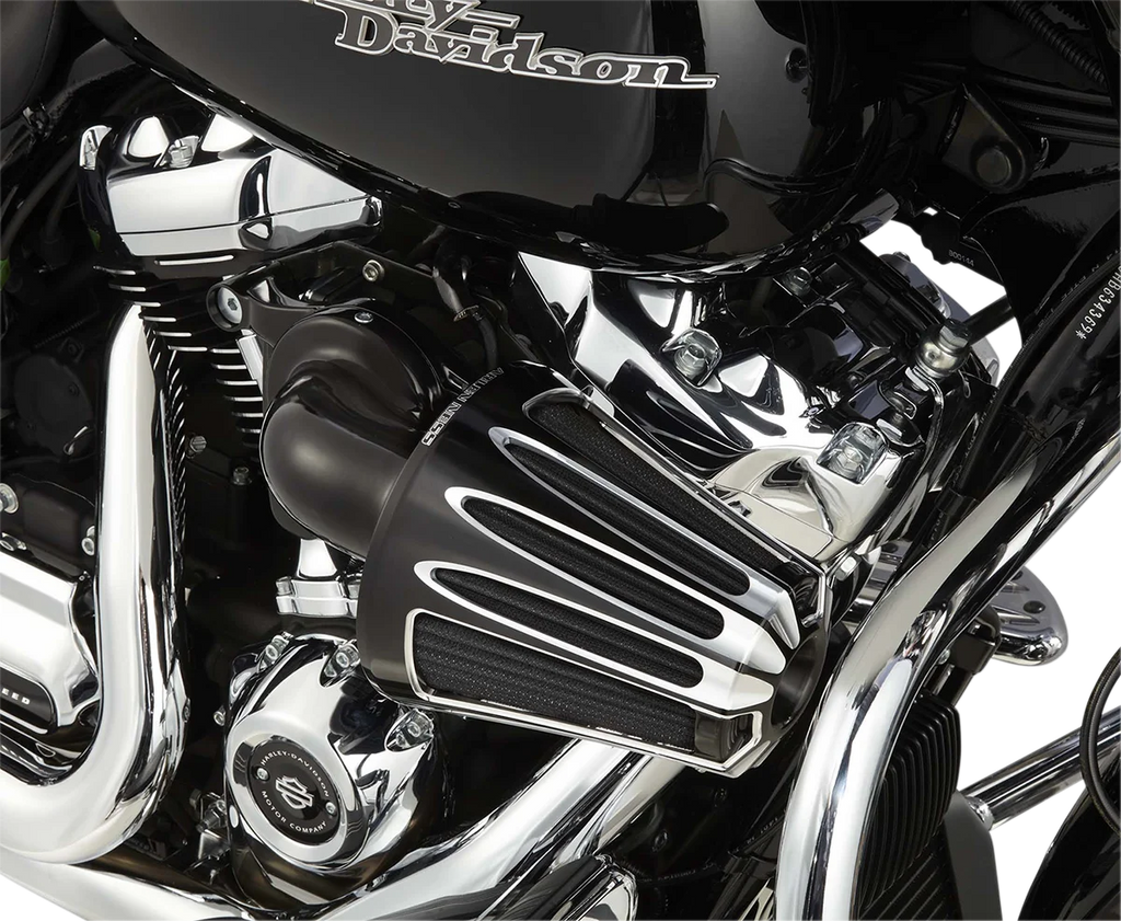 Arlen Ness Monster Sucker® Air Cleaner Kit - Black 81-037 - Side View
