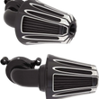 Load image into Gallery viewer, Arlen Ness Monster Sucker® Air Cleaner Kit - Black 81-037 - Back View