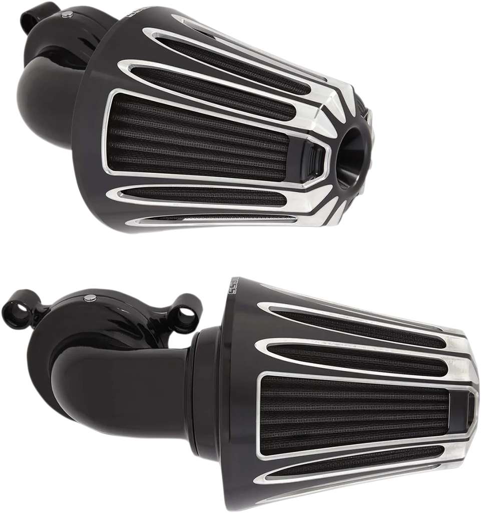 Arlen Ness Monster Sucker® Air Cleaner Kit - Black 81-037 - Back View