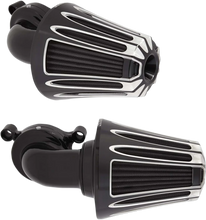 Load image into Gallery viewer, Arlen Ness Monster Sucker® Air Cleaner Kit - Black 81-037 - Back View