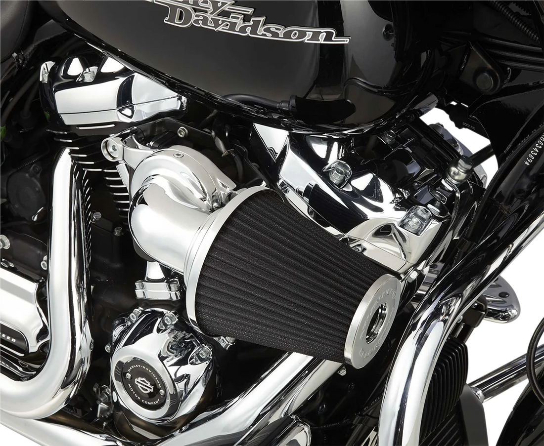 Arlen Ness Monster Sucker® Air Cleaner Kit - Chrome 81-001 - Installation View